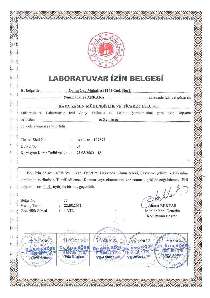 Bakanlık İzin ve Kapsam Listesi S1